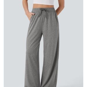 HALARA Gray Wide-Leg Joggers